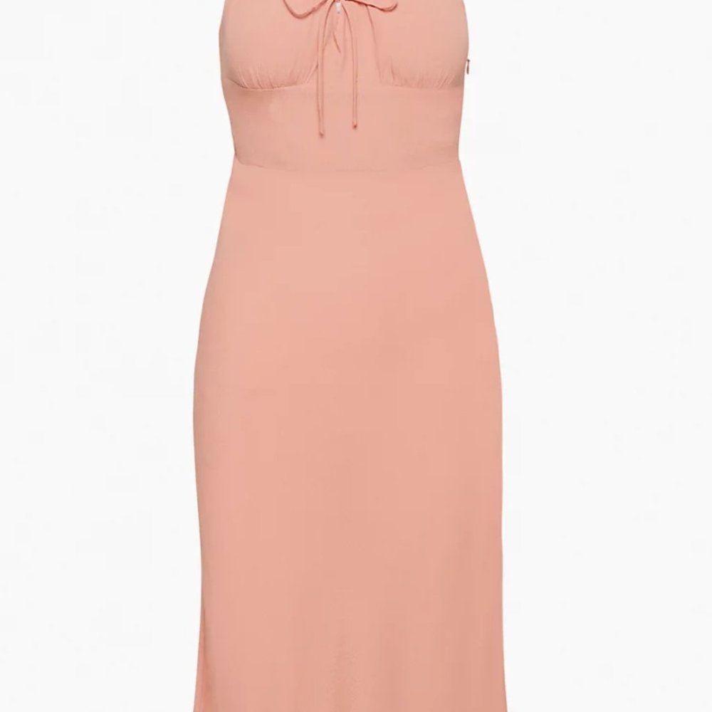 Aritzia Bellow Midi Dress (Pink – Size 0) - Picture 6 of 7